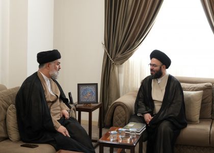 استقبال مسؤول فرع مركز العلامة الحلي في قم المشرفة التابع للعتبة الحسينية المقدّسة