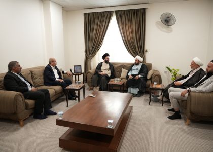 استقبال وفد مركز إحياء التراث الثقافيّ والدينيّ التابعة للعتبة الحسينيّة المقدّسة